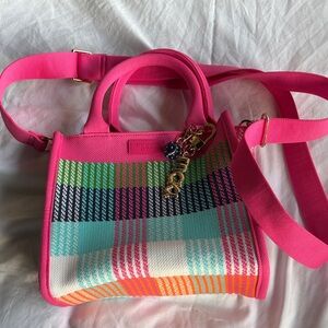 Kate Spade x Target Plaid knit Crossbody Bag.